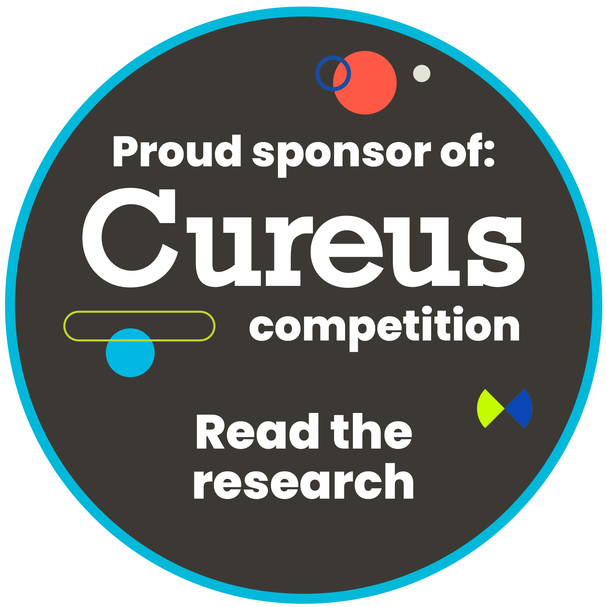 Badge titled "Proud sponsor of: Cureus competition - Read the research"